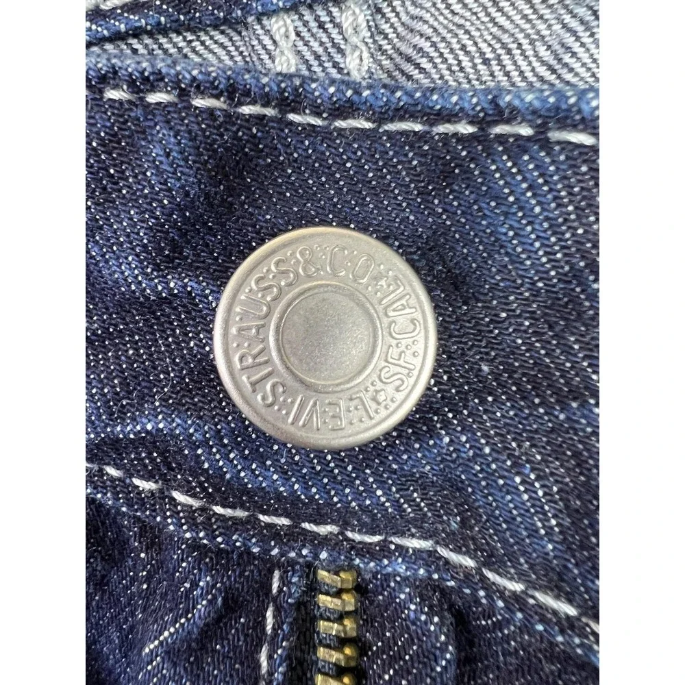 Levis Jeans Mens 30x30 Blue Relaxed Tapered Carpenter Utility Zip Fly Denim
